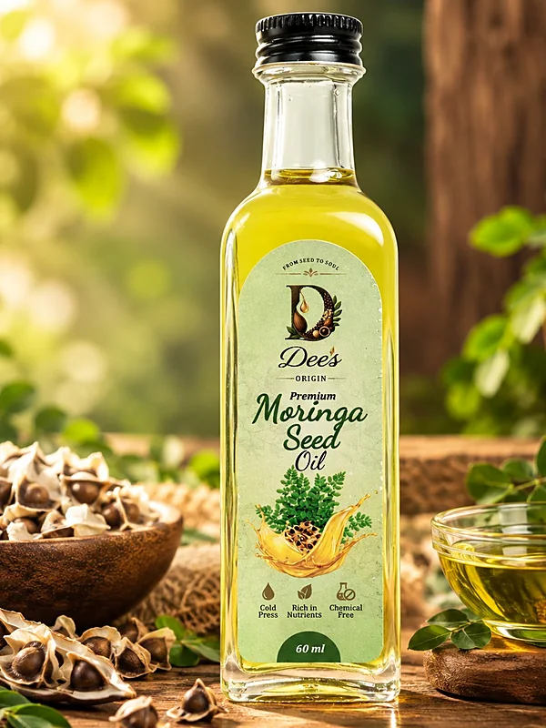 Dee's Origin cold pressed moringa seed oil, 60 ml